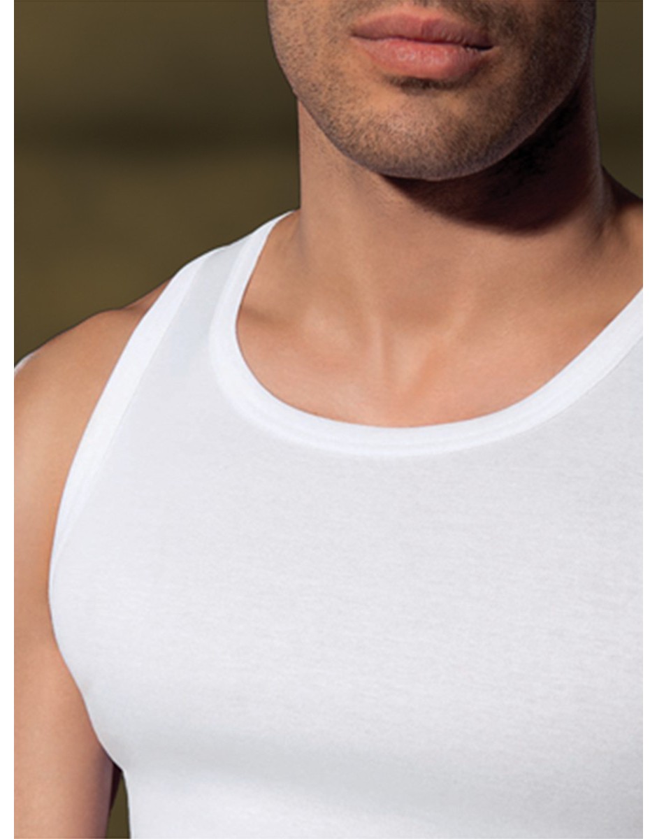 Pezzi Canottiere Canottiere Ragno Filo Di Scozia Canottiera Uomo