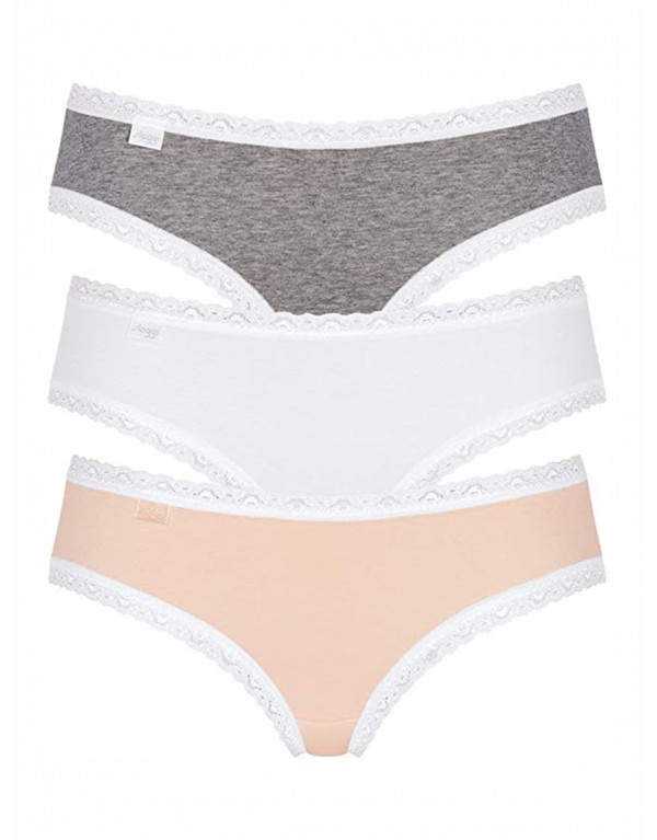3x hipster Sloggi donna 24/7 weekend