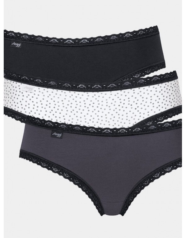 3x hipster Sloggi donna 24/7 weekend