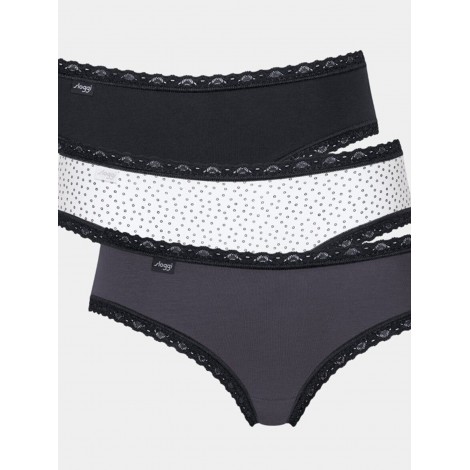 3x hipster Sloggi donna 24/7 weekend