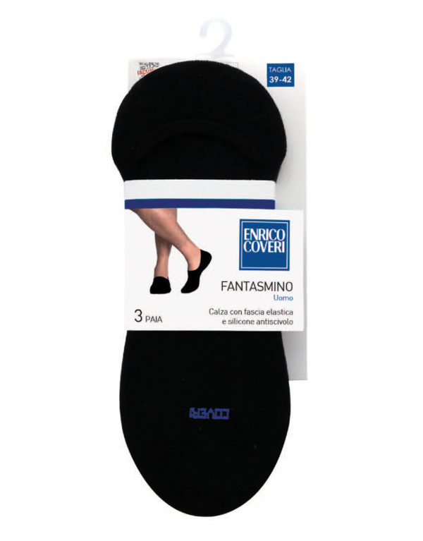 Calze Fantasmini Erima - Pacco Da 3 Paia In Cotone Per Uomo, Taglie 31-53 - Foto 4