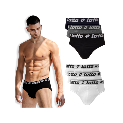 6X Slip uomo Lotto Art. LS1000